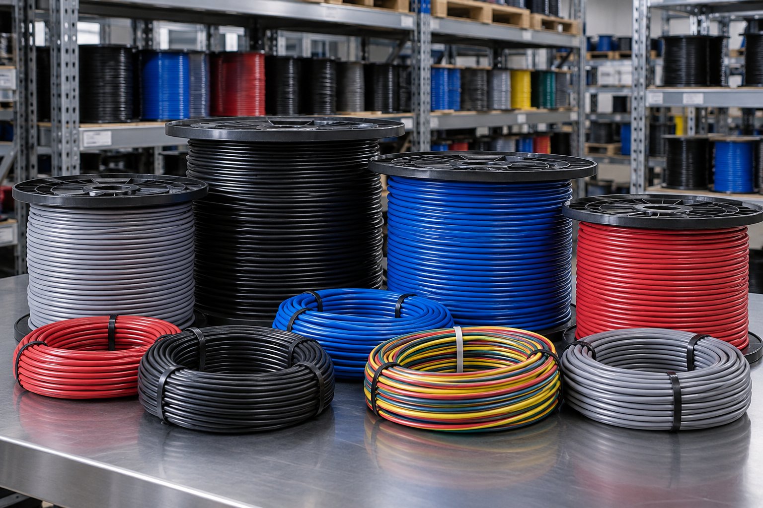 Automotive wire and cable reels